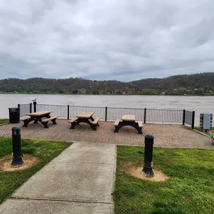 View out hotel front door.