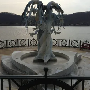 Across street from hotel