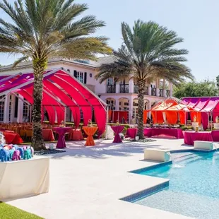 Tent rental. Venue setting. Party Rental Corona, California