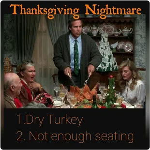 Thanksgiving Rentals, table and chair rentals, party rentals,  party supplies, party planning, professional services.