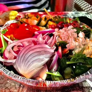 Greek salad - good size for 2 people