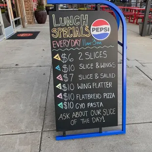 Outside signage