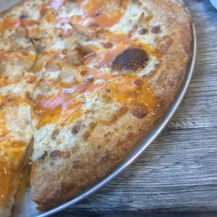 Buffalo chicken pizza