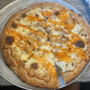 Buffalo chicken pizza