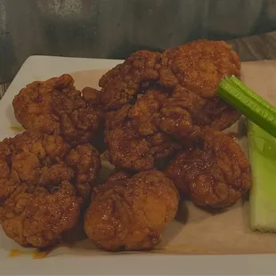  fried chicken with celery