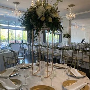 table arrangement I created