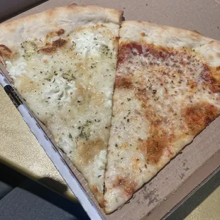 MCA (left) and cheese (right)