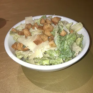 half Caesar salad from the lunch special