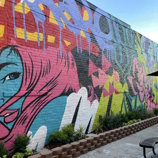 Patio mural