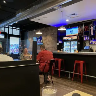 Exit, also other end of bar