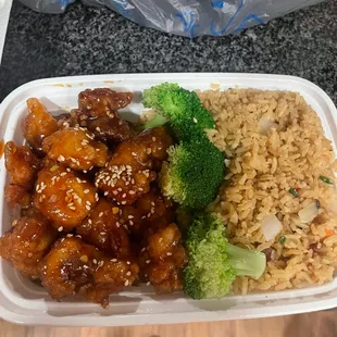 chicken wings and fried chicken, food