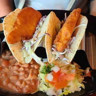 Baja tacos (fish)