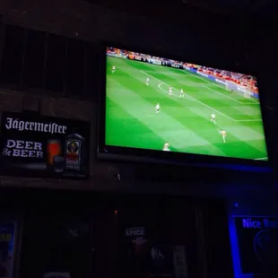 If you want to watch soccer this is your place...