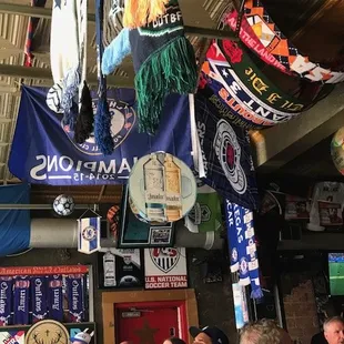 Looks like they may have some Chelsea fans.