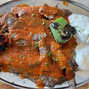 Iskender kebab