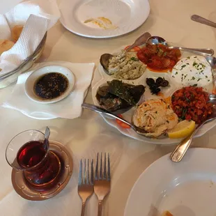 Appetizer sampler platter