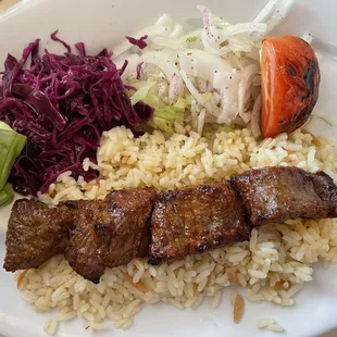 Filet mignon kebab