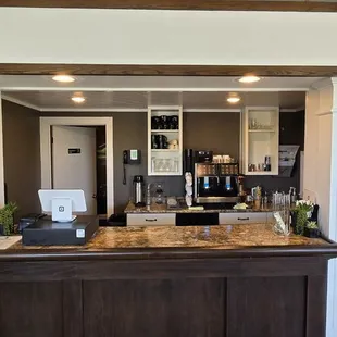 Champs Coffee Shop counter