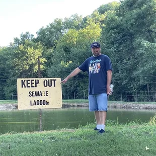 Looks like a sewage lagoon to me...