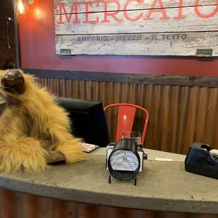 Front desk at the Emporio in Pittsburgh, PA.