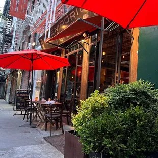 outdoor seating