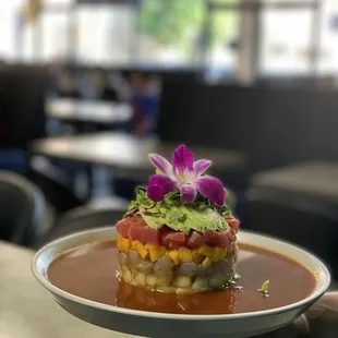 a plate of food