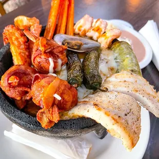 a plate of food
