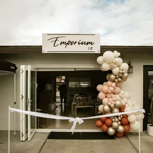 the entrance to emporium