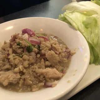 Chicken Lettuce Wrap Salad
