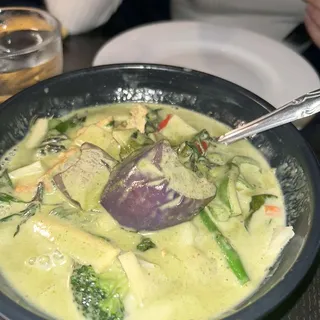 Green Curry and Jasmine Rice