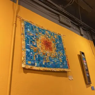 Pretty quilted artwork