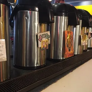 The tea line up