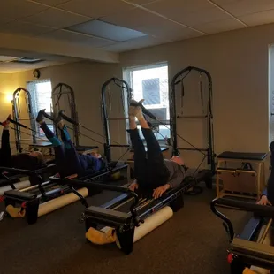 A little bit of stretching.