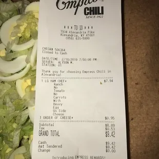 Receipt