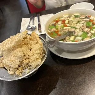 Sizzling Rice Soup