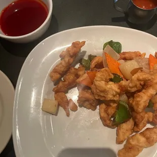 Sweet and sour chicken