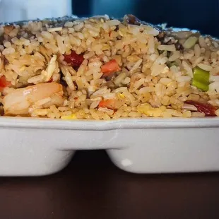Look at the height of this rice.  It&apos;ll last for a few days.