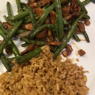 Green beans with pork