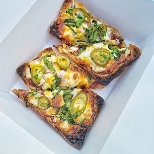 Buffalo Chicken Pizza Bread