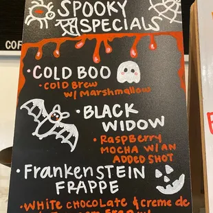 Halloween drinks