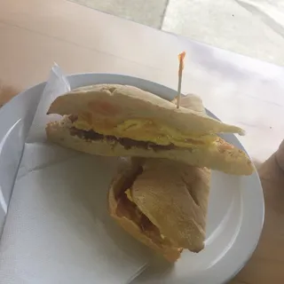 Bacon and Egg Breakfast Sandwich