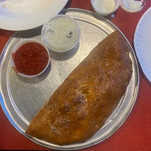 a plate of food on a table