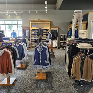 Men's sportswear department