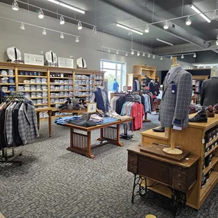 Mens dress shirts wall