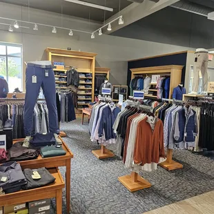 Men's sportswear department