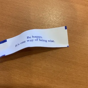 Fortune cookie