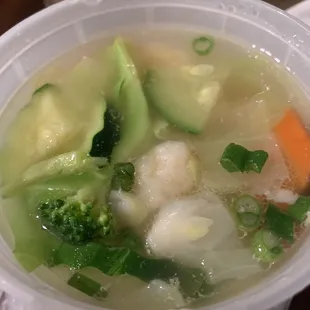 Wor Won Ton Soup- tastes kinda sweet