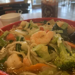 Shrimp Noodle Soup