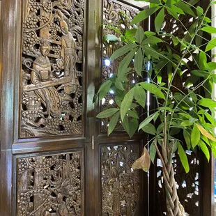Inside door screen.