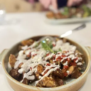 Fire Roasted Papas Bravas